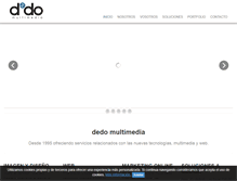 Tablet Screenshot of dedomultimedia.com